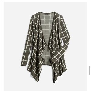 Pink clover krista graphic cardigan